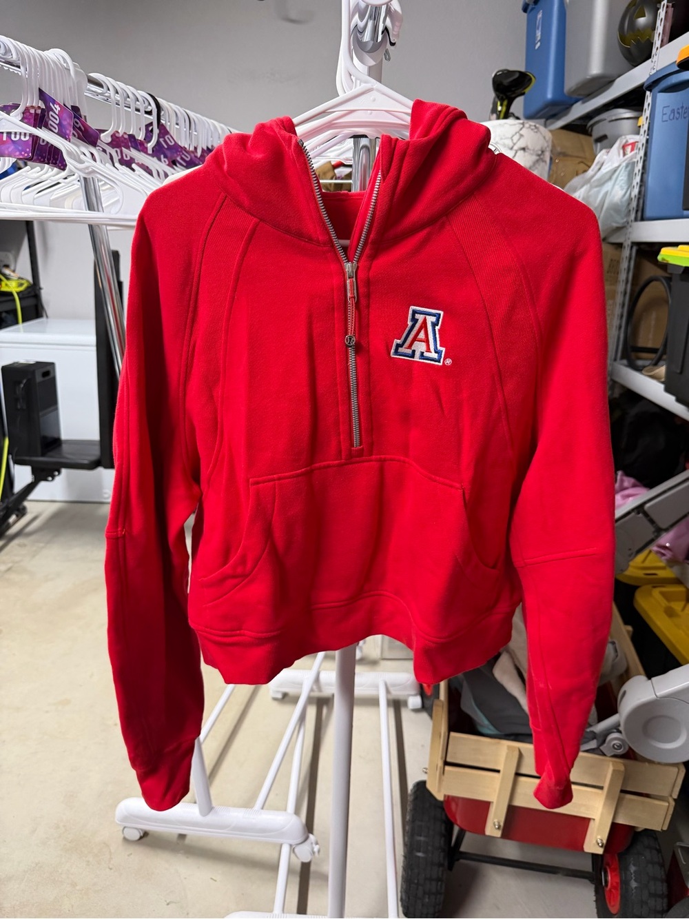 RARE Lululemon x University of Arizona Wildcats Scuba Half Zip Oversized Hoodie